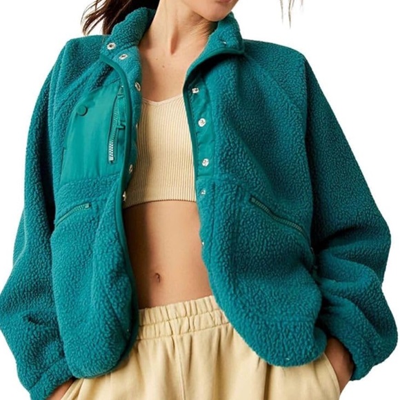 Free People Movement | Hit The Slopes Fleece Jacket | Small - Picture 2 of 7